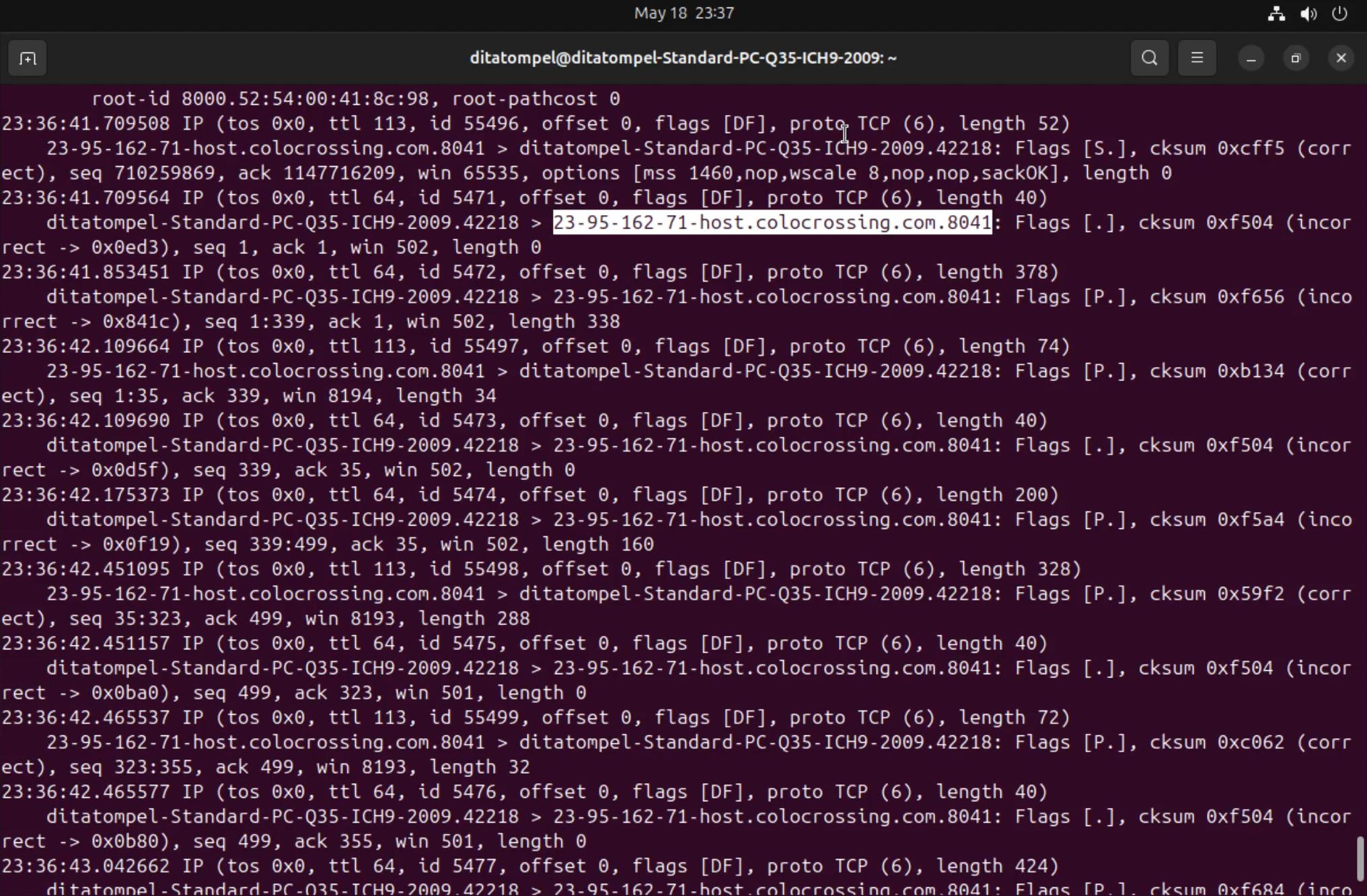 tcpdump
