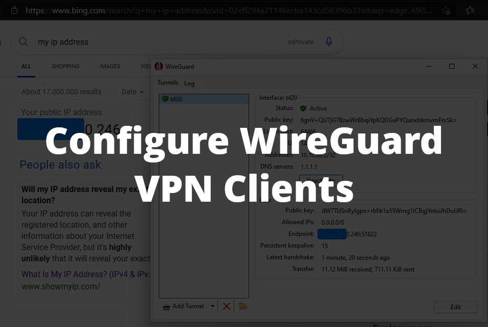 Configure WireGuard VPN Clients - Tutorials - Ditatompel Insights