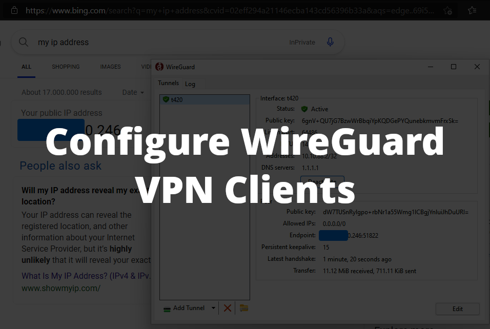 Mengkonfigurasi WireGuard VPN Client