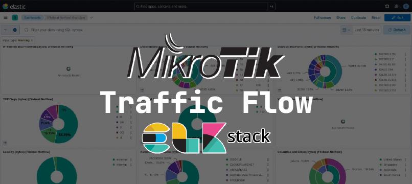 Traffic Analysis on MikroTik Routers: A Study Using Traffic Flow, Filebeat, Elasticsearch, and Kibana