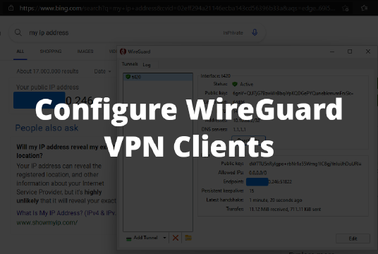 Mengkonfigurasi WireGuard VPN Client