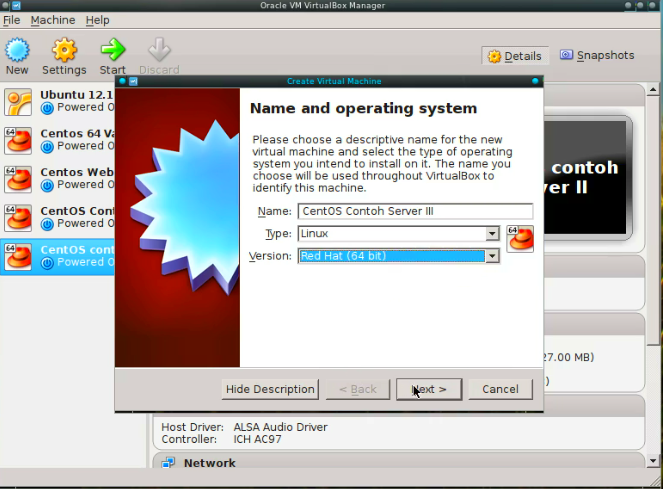 Add New VirtualBox Host