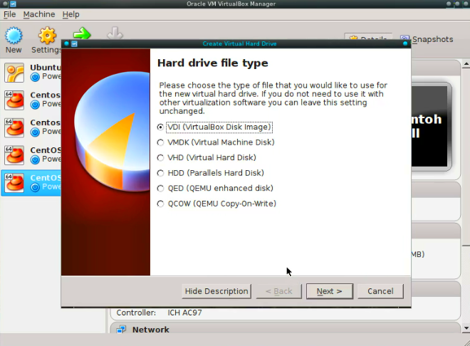 VirtualBox Set Guest Virtual HDD Type